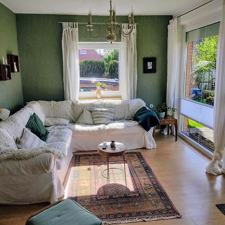 Ferienwohnung Haus Papenburg Garten Parkplatz Nordsee Exteriér fotografie