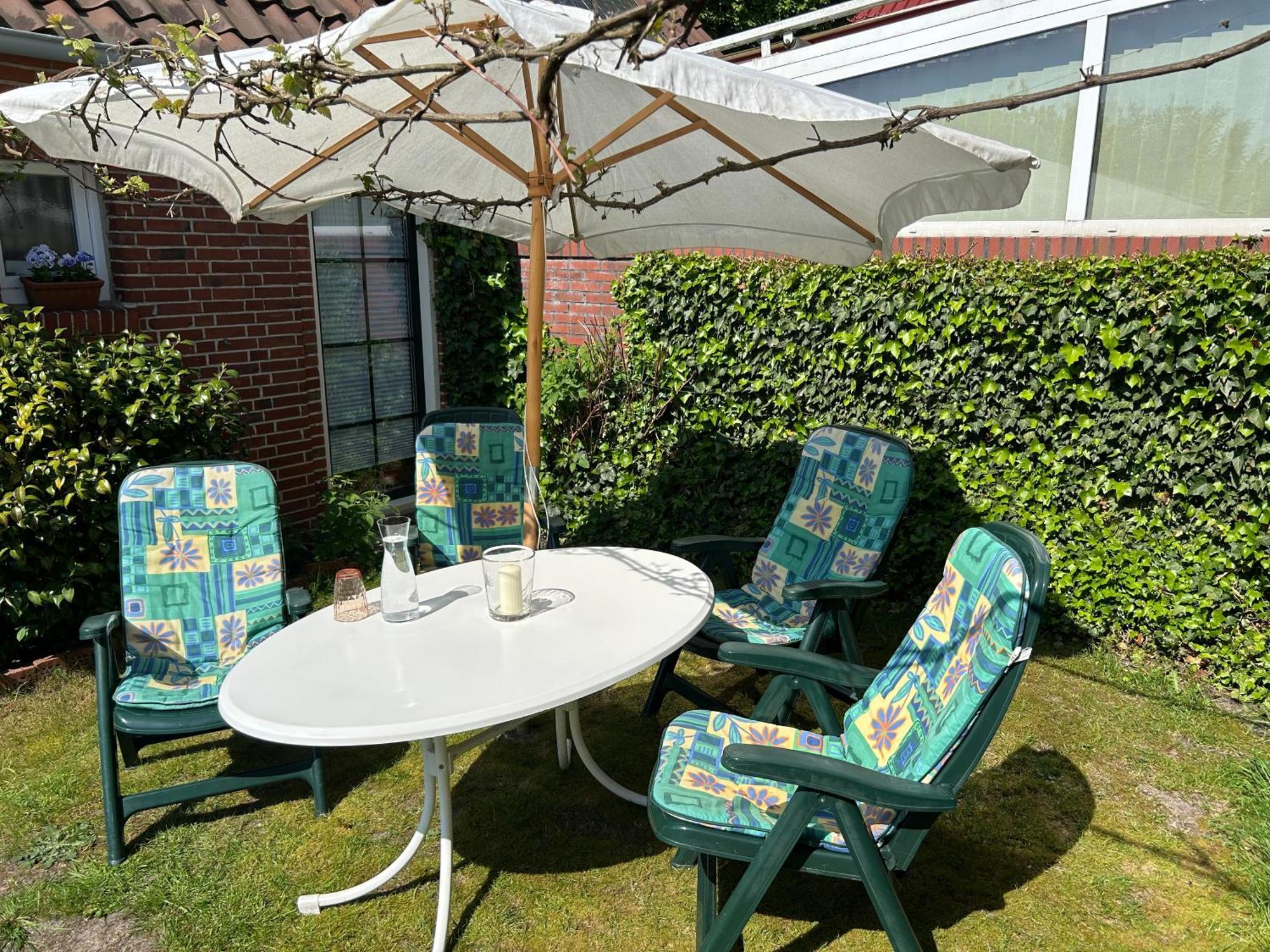 Ferienwohnung Haus Papenburg Garten Parkplatz Nordsee Exteriér fotografie